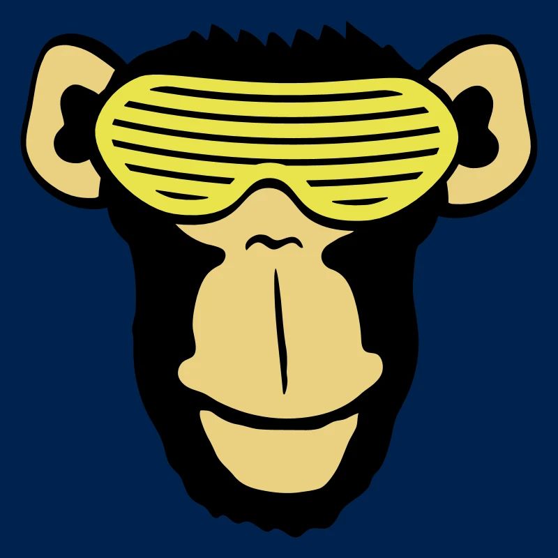 Lunettes de soleil funky Gorilla Cool Party Monkey Fun