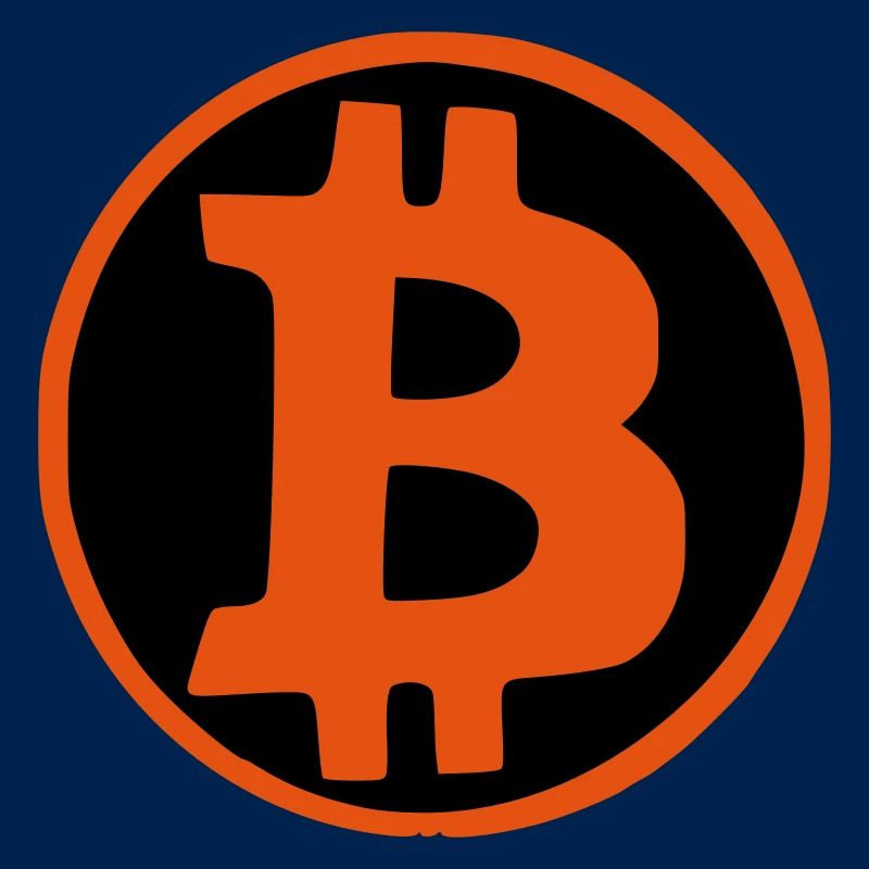 Bitcoin Krypto Währung virtuellen Lebens Vector 3