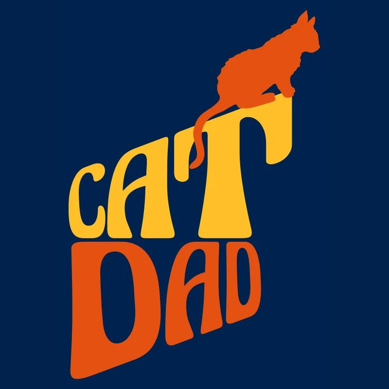 Conception du logo Cat Dad