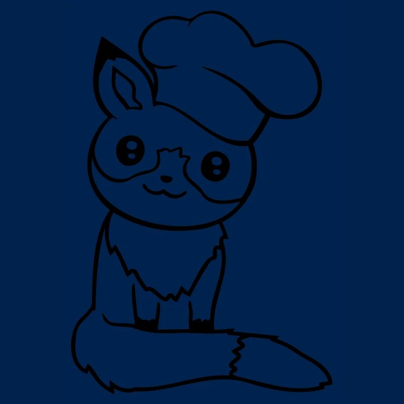 Fox Chef's Hat Chef Cooking Restaurant Kitchen