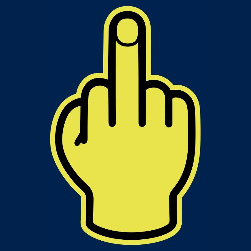 Middle Finger Hand Provocative