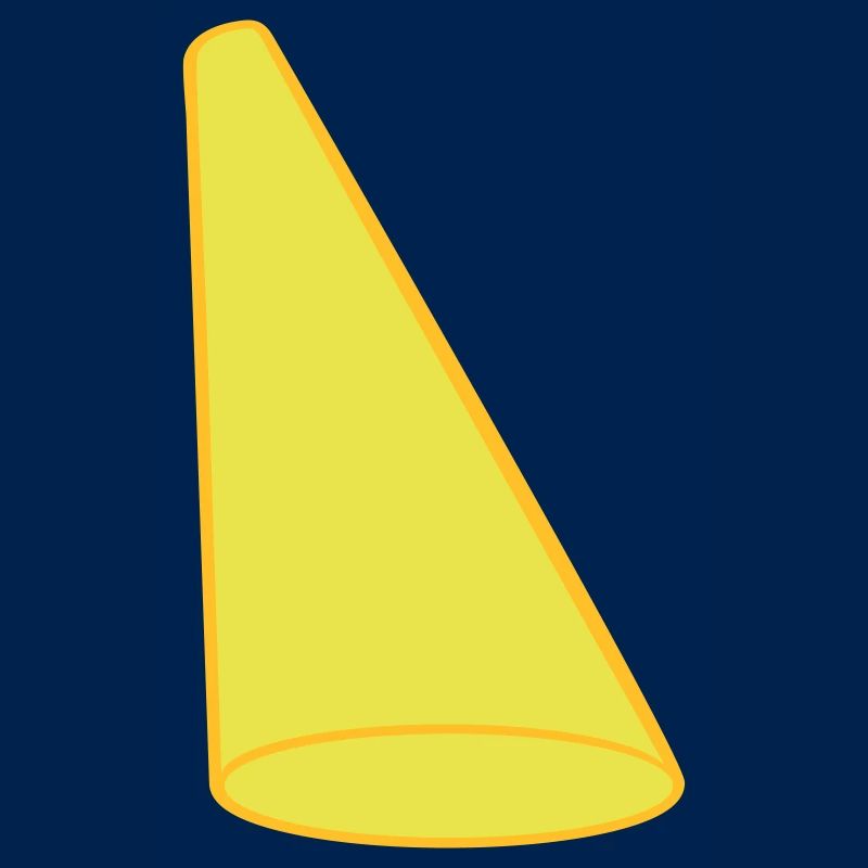 Conception de scène light cone spotlight