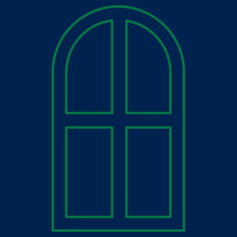 Arch window open