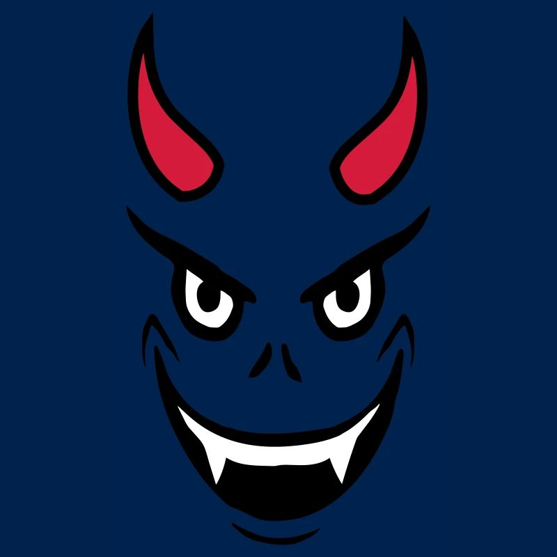 Evil Devil Face Design