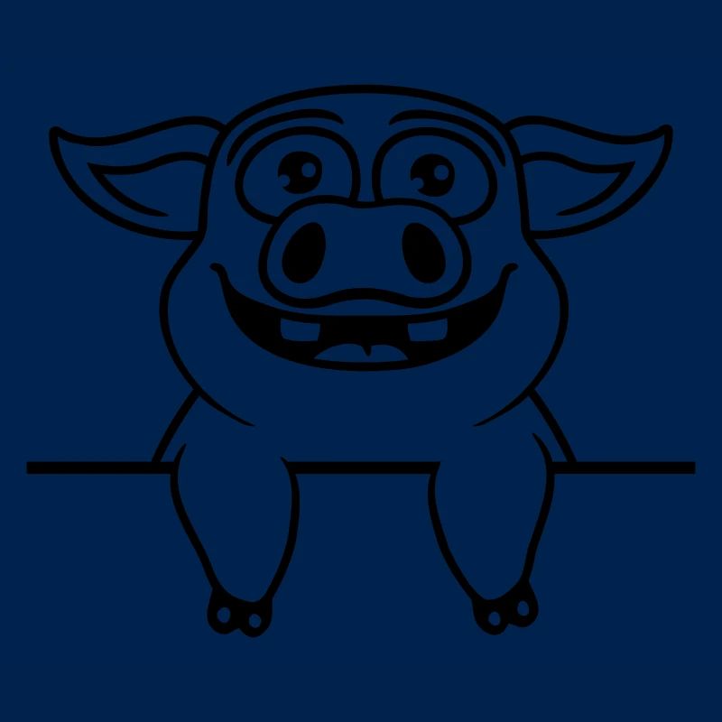 Funny stable pig comic