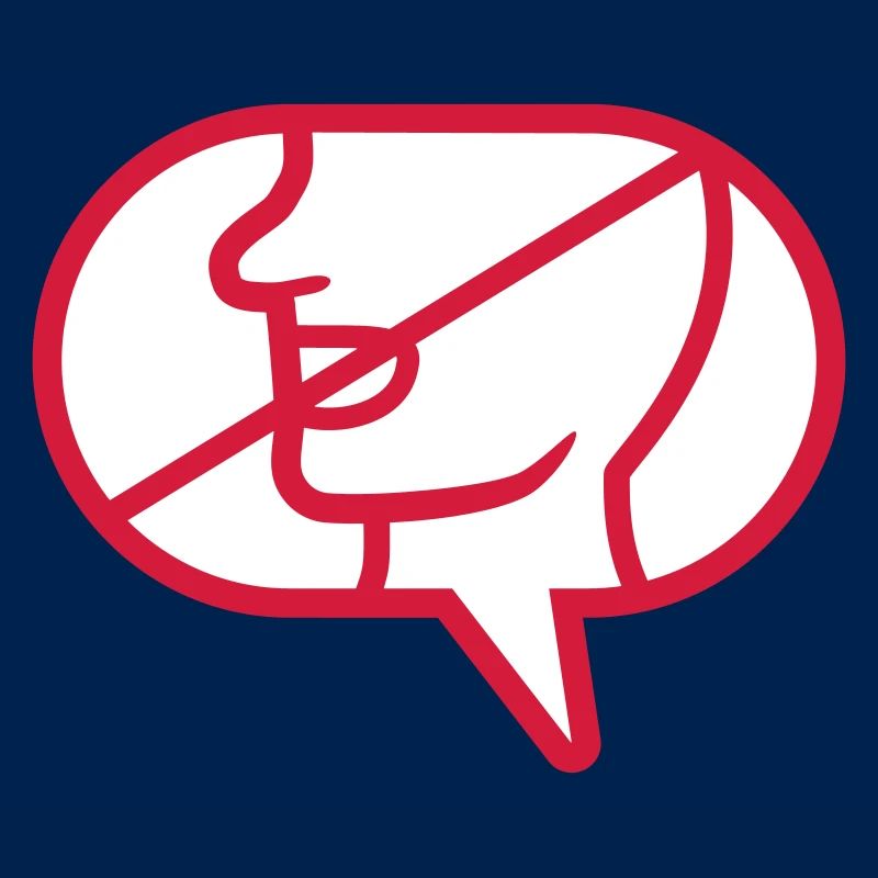 Do not communicate icon speech bubble