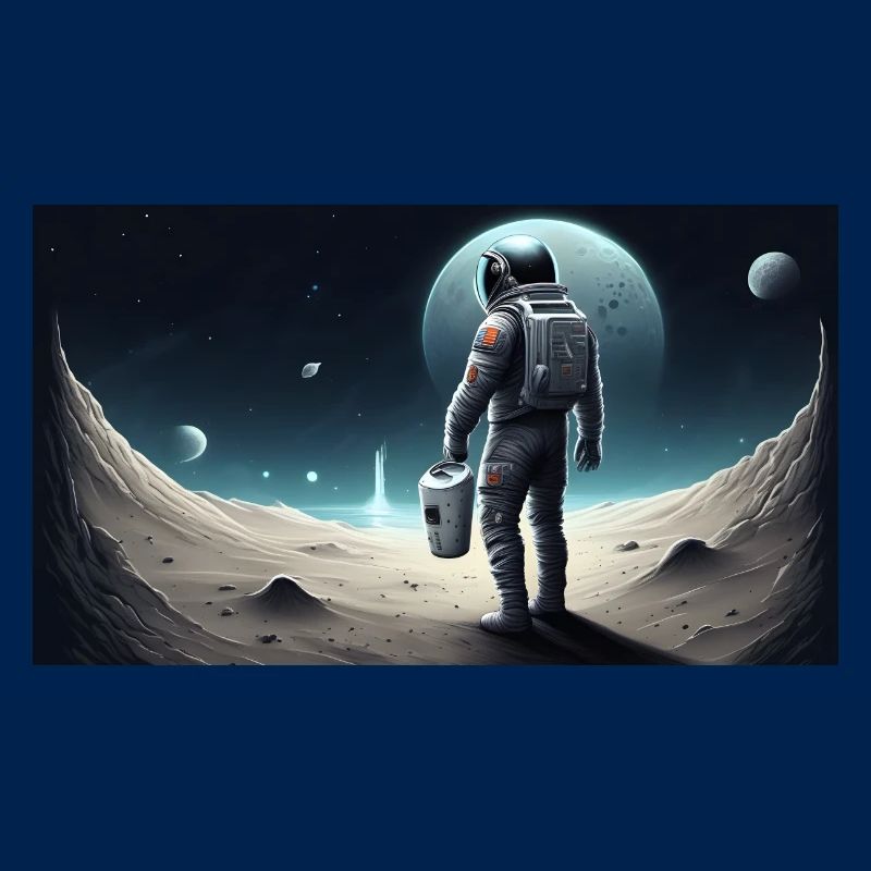 astronaute, perdu dans l’espace