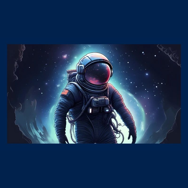 astronaute, perdu dans l’espace