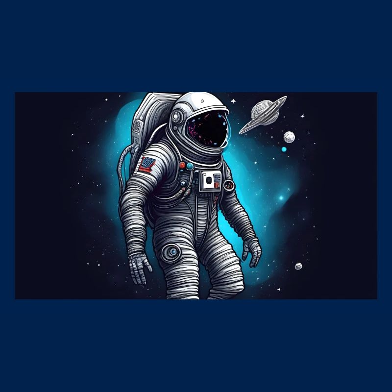 astronaute, perdu dans l’espace