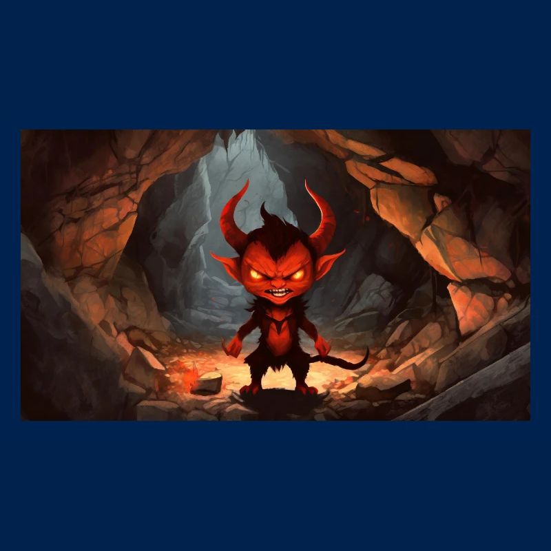 Evil Devil - Jeunes petits monstres mignons