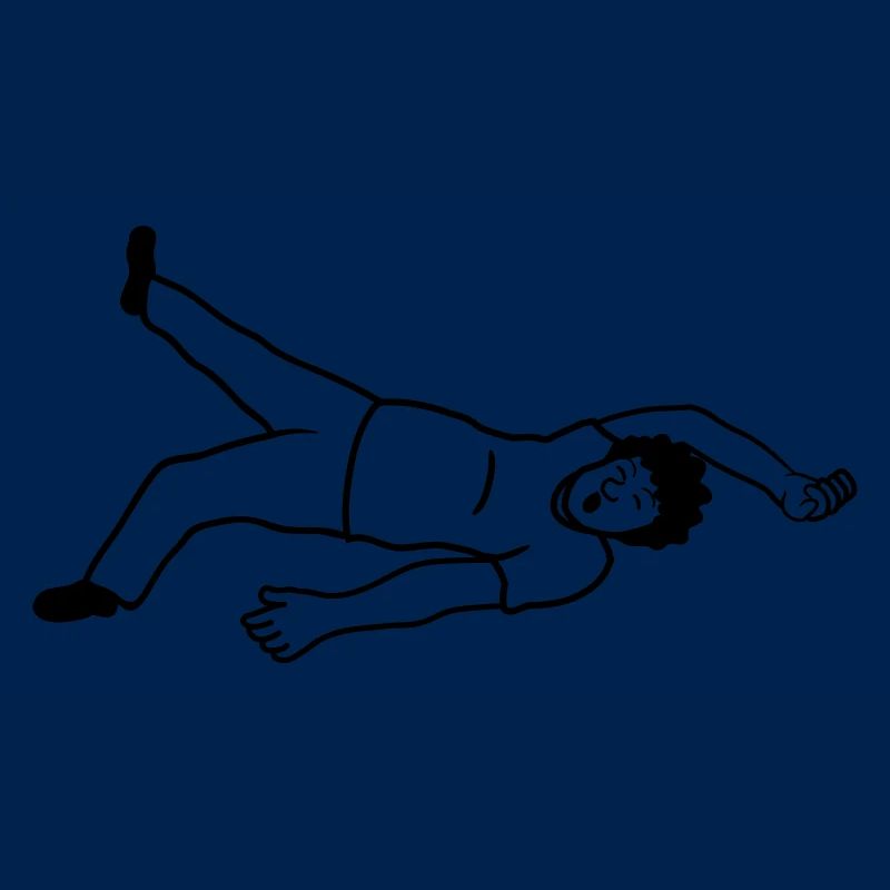 Sleeping passed out man