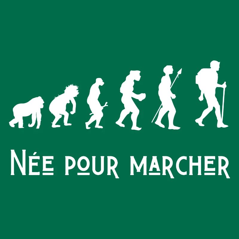 née pour marcher évolution