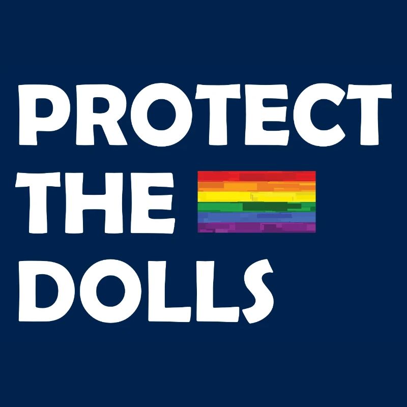 PROTECT THE DOLLS flag small