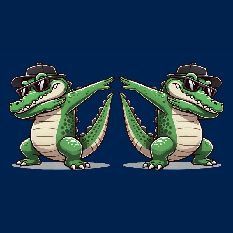 Crocodile Comic Dabbing 2