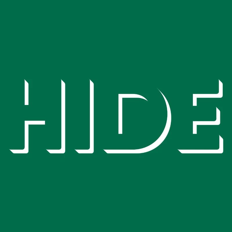 HIDE, white fantastic empty space effect!