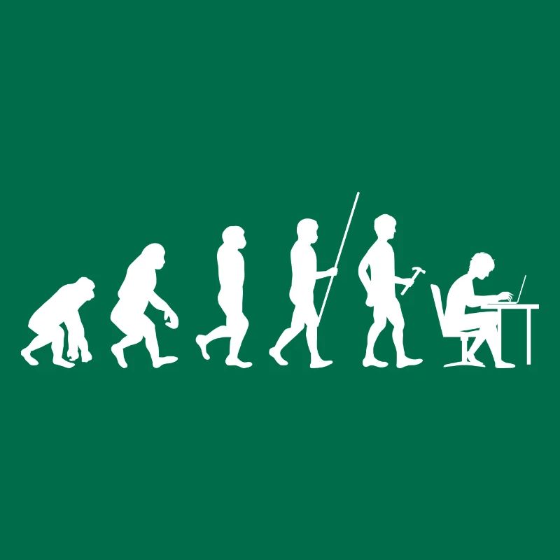 Evolution Work Man Funny Worker Humor