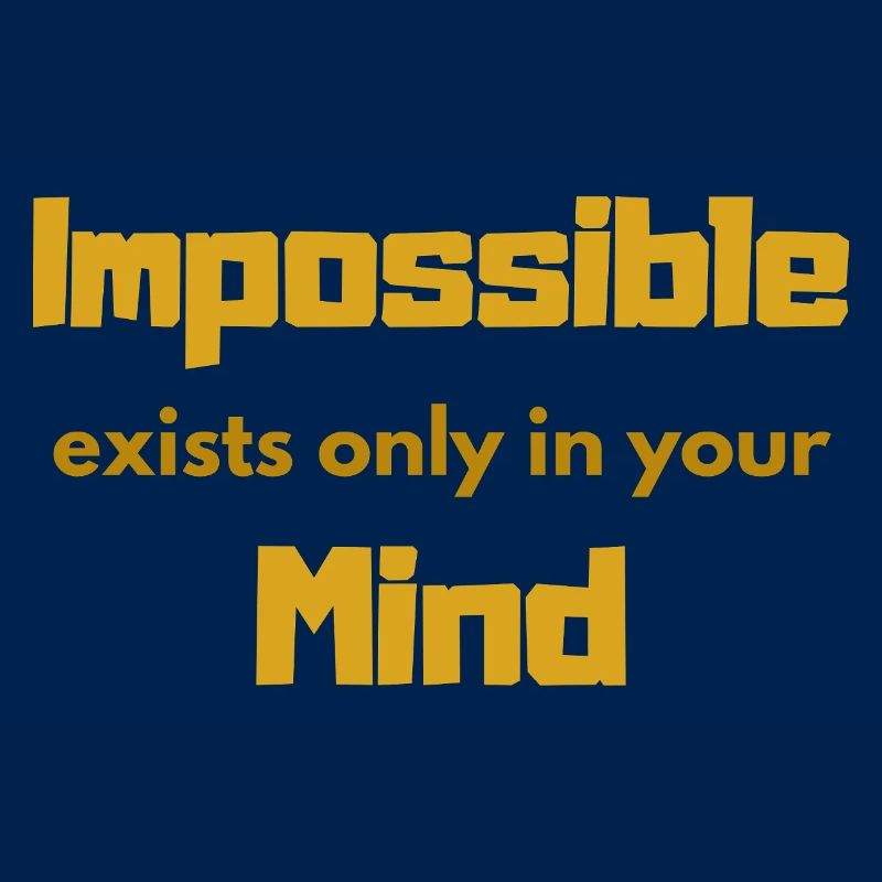 Impossible Mindset Typography