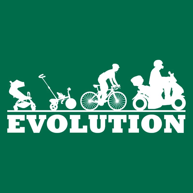 Motorroller Rollerfahrer - Evolution