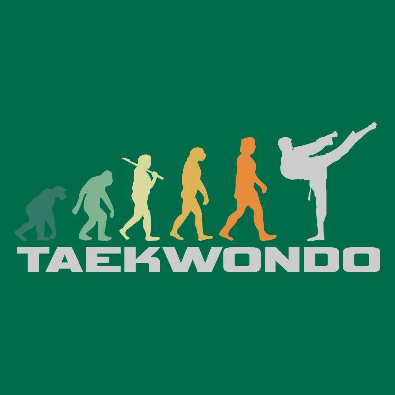 Taekwondo Retro Style - Evolution Mann
