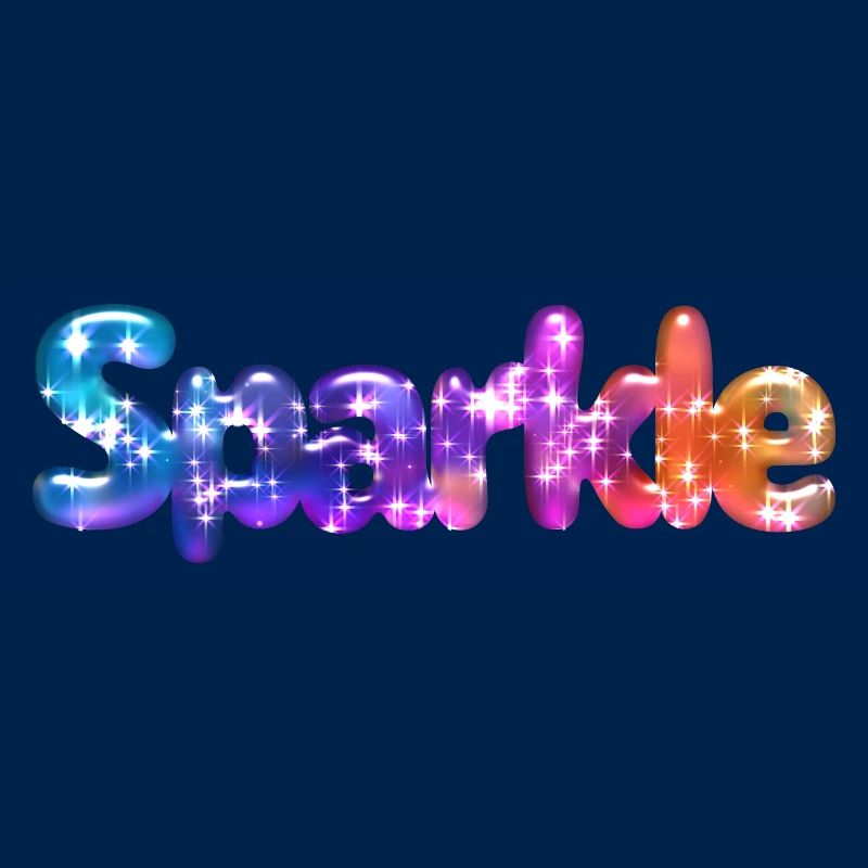 Effekt "Glitzernder Text"