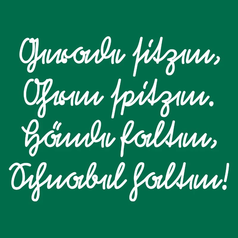 Class rules for the school in German script