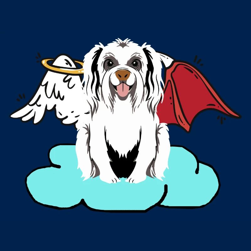 Céleste Satan Chien Hells Chien Diable Ange