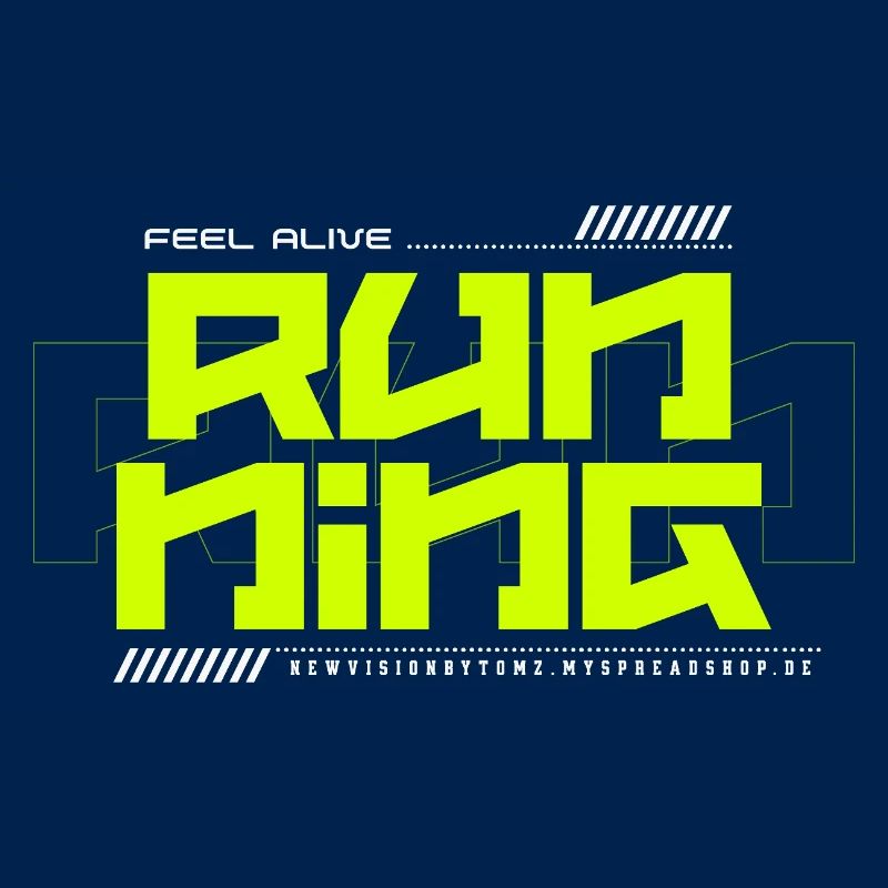 Feel Alive Running Neon