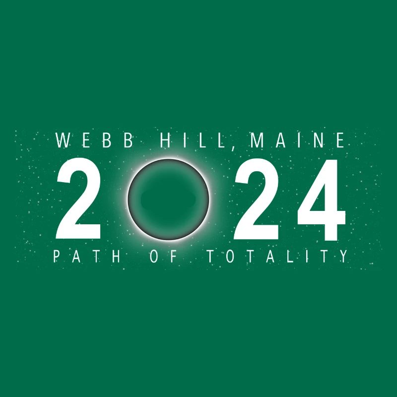 Solar Eclipse Webb Hill Maine April 8 2024