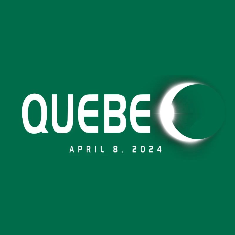 Quebec Canada Eclipse Souvenir April 8th 2024