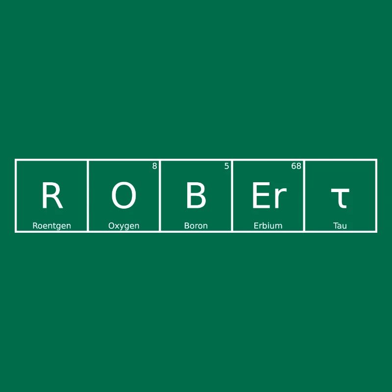 Robert Name First Name Chemistry Periodic Table Elements