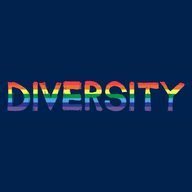 Diversité Diverse drapeau arc-en-ciel