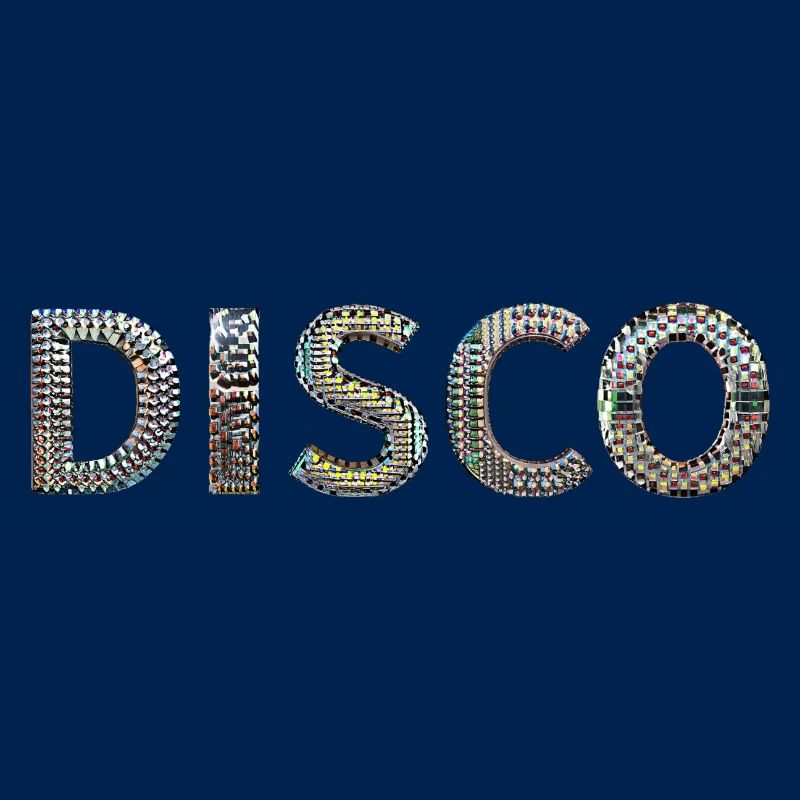 DISCO lettrage boule disco look danse devisefun