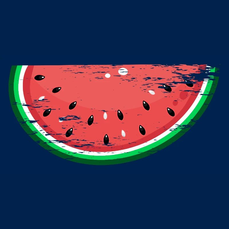 Tranche de conception de pastèque utilisée