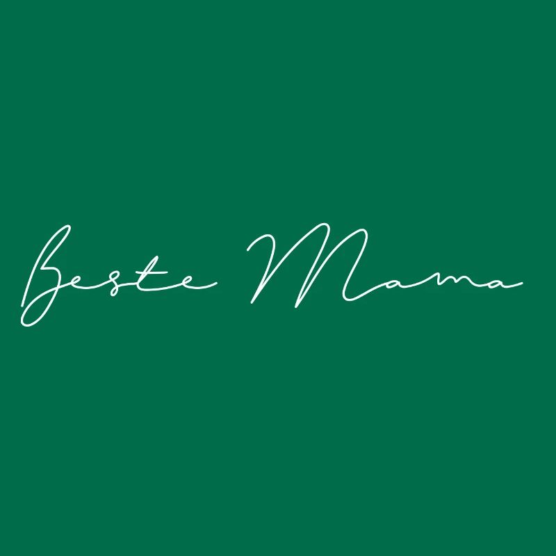 Beste Mama Handlettering Mutter Muttertag