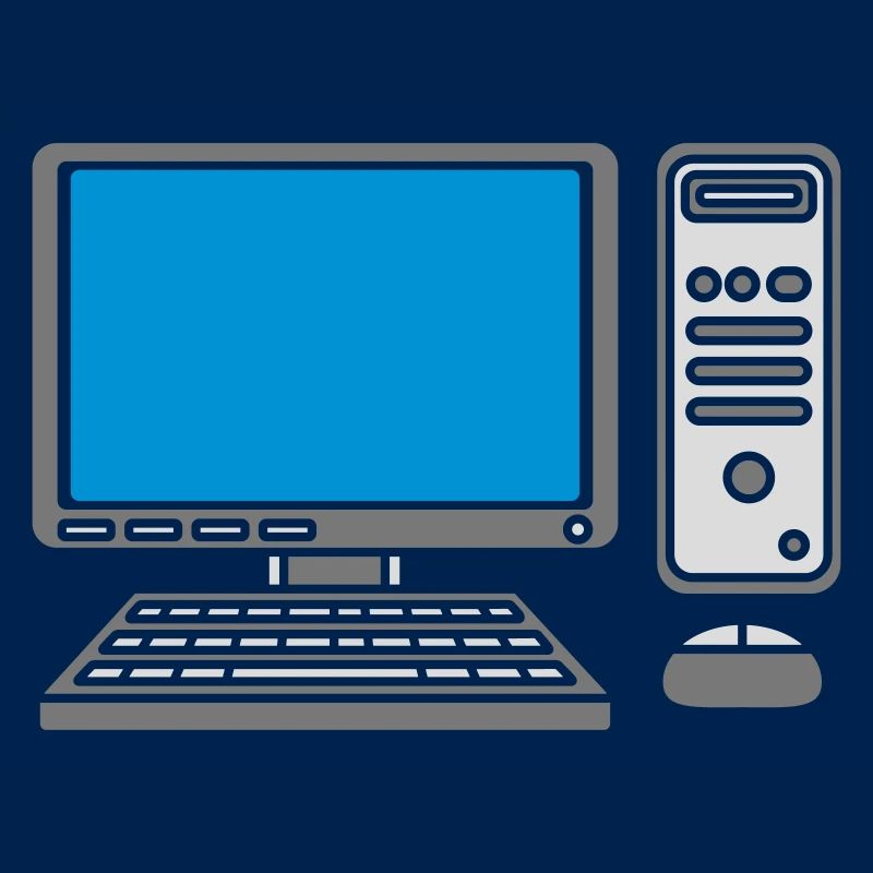 Ordinateur à écran de souris à clavier