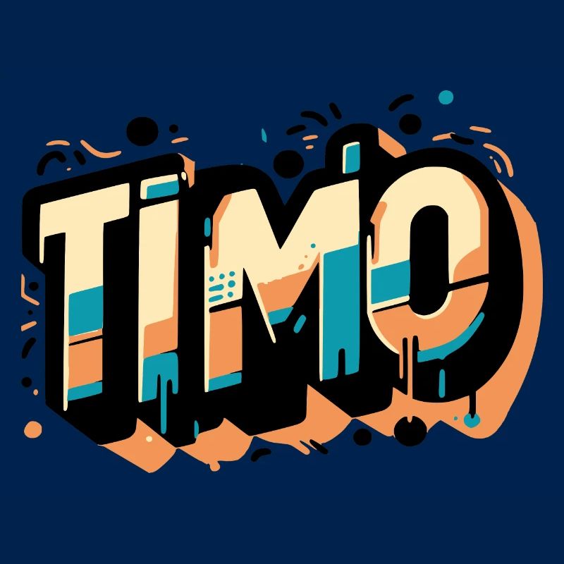 Timo Name Graffiti