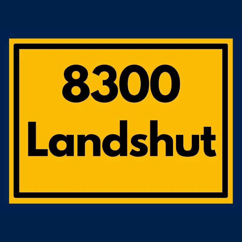 OLD POSTCODE POSTCODE RETRO 8300 LANDSHUT BAVARIA