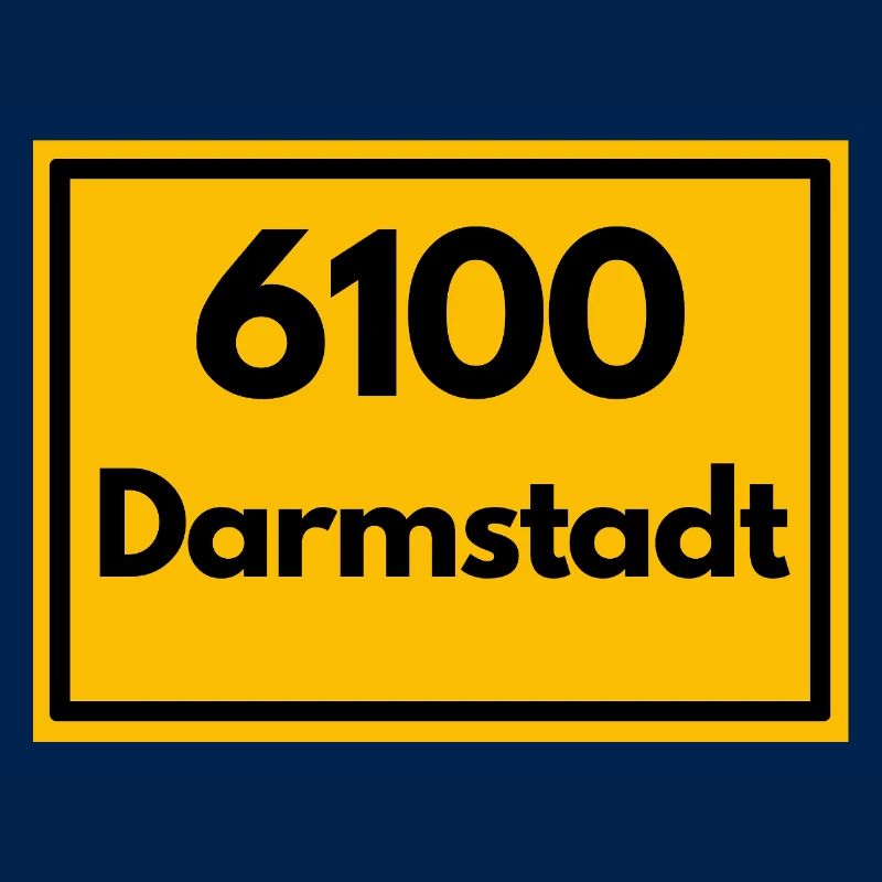 ANCIEN CODE POSTAL RETRO 6100 DARMSTADT HESSEN