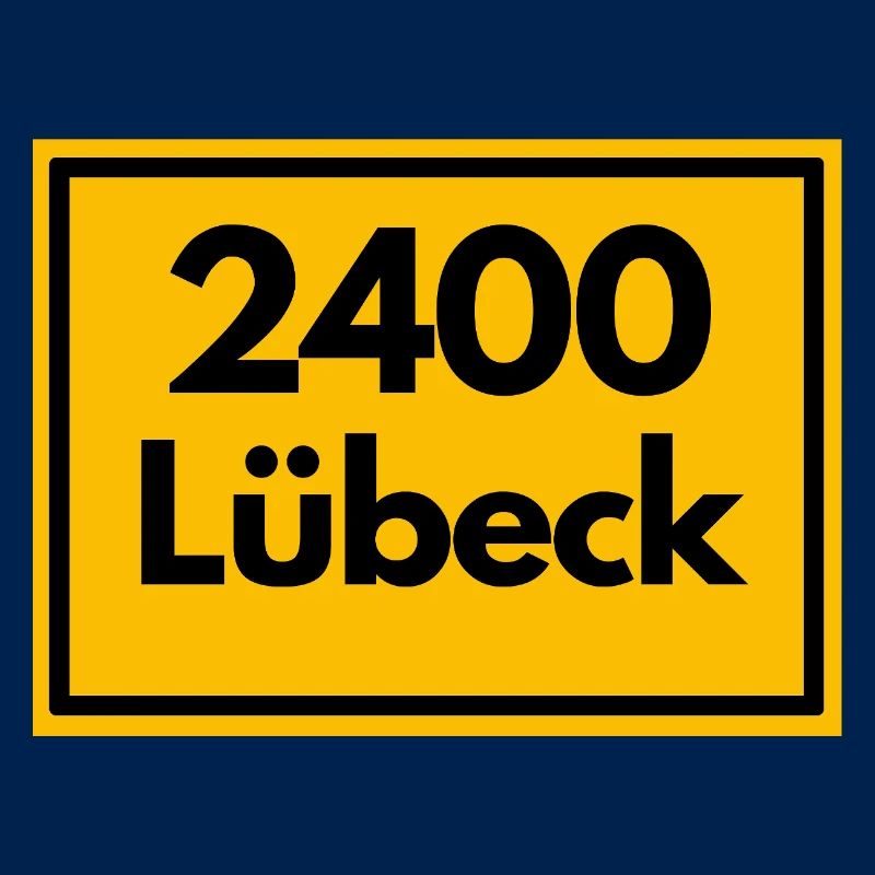 ANCIEN CODE POSTAL RÉTRO 2400 LÜBECK HANSEPERLE