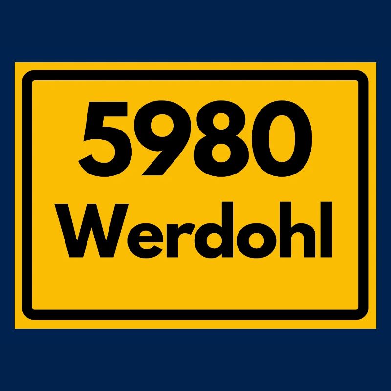 ANCIEN CODE POSTAL RÉTRO 5980 WERDOHL HEIMAT