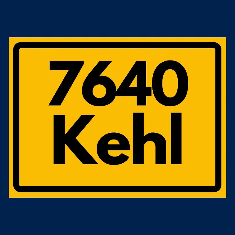 OLD POSTCODE RETRO 7640 KEHL HEIMATSTOLZ