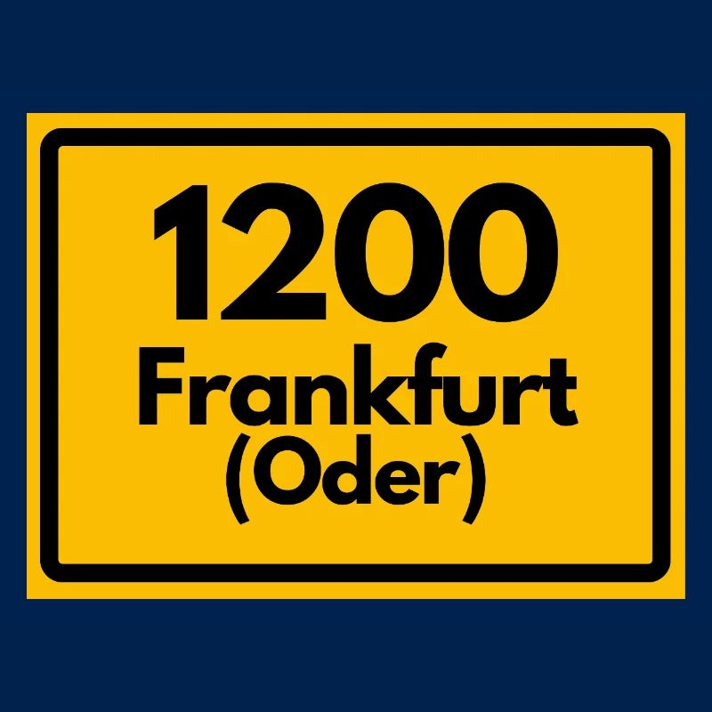 ALTE POSTLEITZAHL PLZ RETRO 1200 FRANKFURT ODER