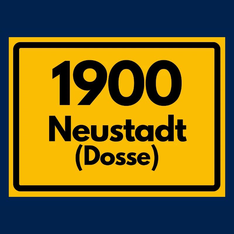 OLD POSTCODE ZIP CODE RETRO 1900 NEUSTADT DOSSE