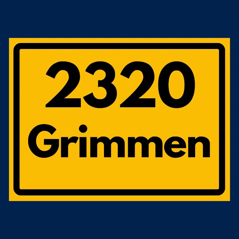 OLD POSTCODE POSTCODE RETRO 2320 GRIMMEN HEIMAT