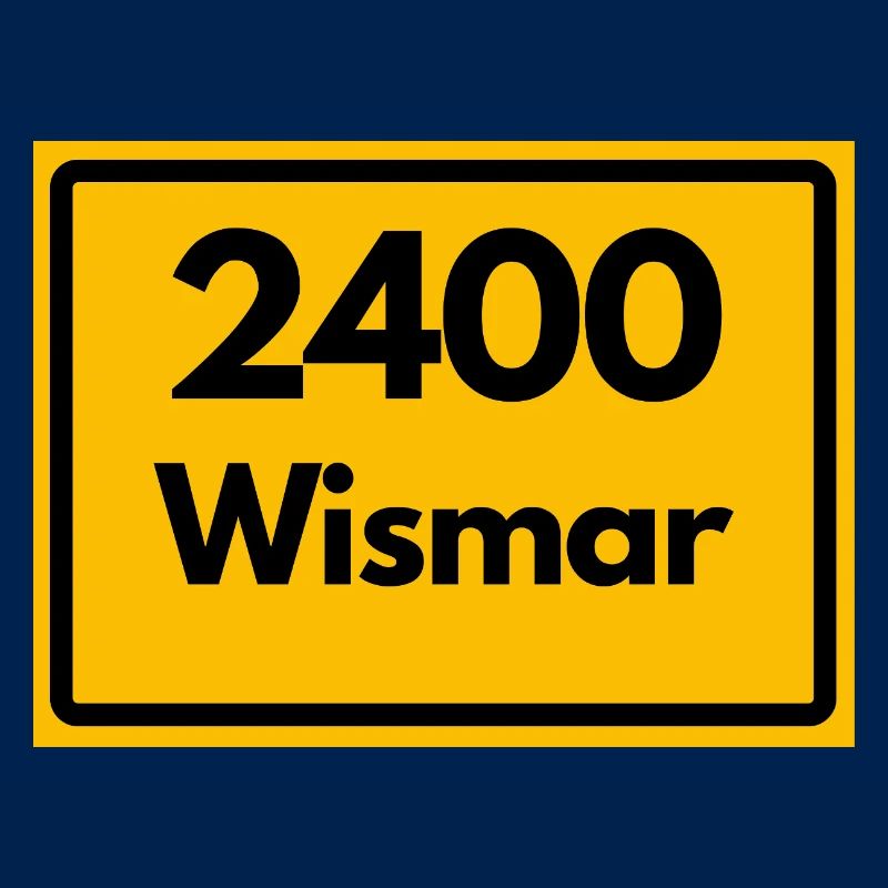 ANCIEN CODE POSTAL RETRO 2400 WISMAR HEIMAT
