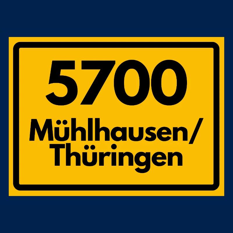 OLD POSTCODE 5700 MÜHLHAUSEN THURINGIA