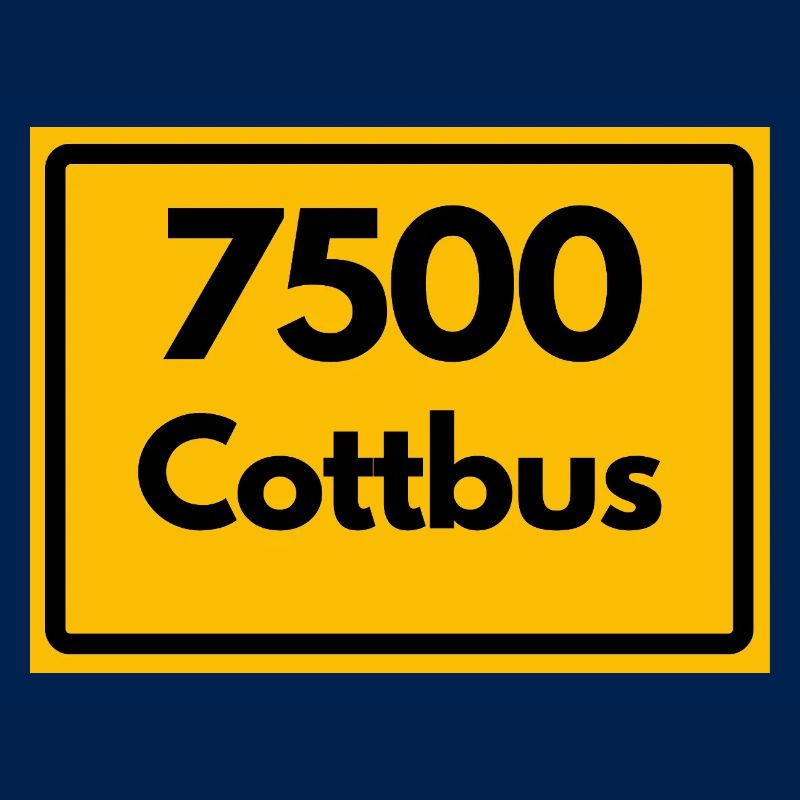ANCIEN CODE POSTAL RETRO 7500 COTTBUS