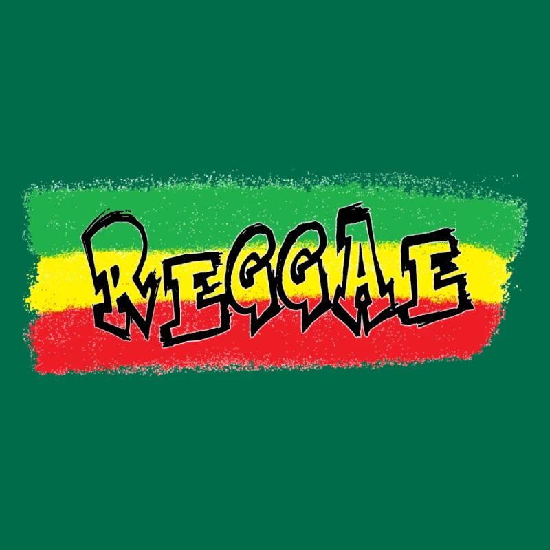 Reggae Banner Sprayed