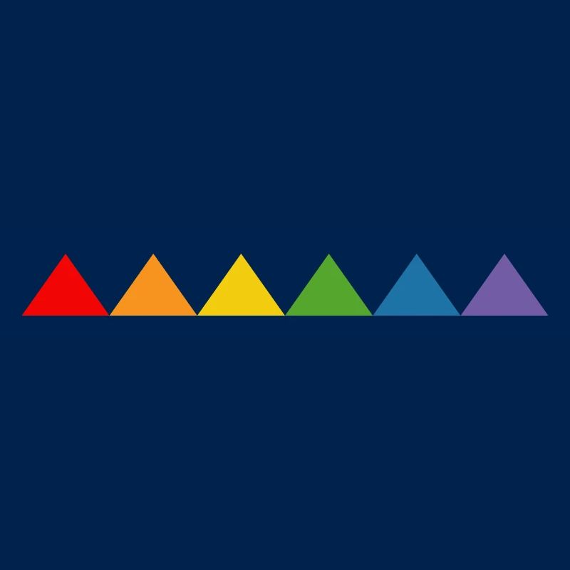 Rainbow triangle