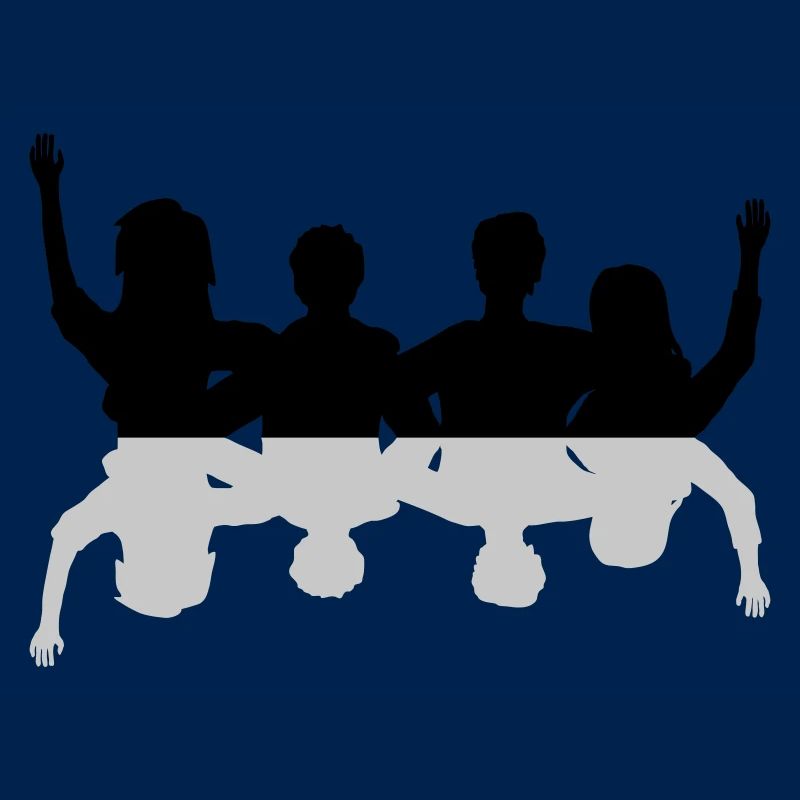 Miroirs d’amis ensemble